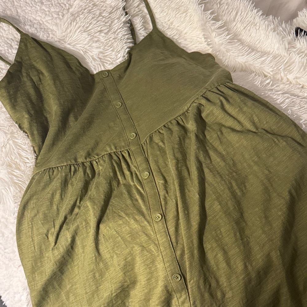 Olive Green Maxi Dress